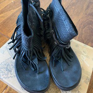Free People Fringe Sandal